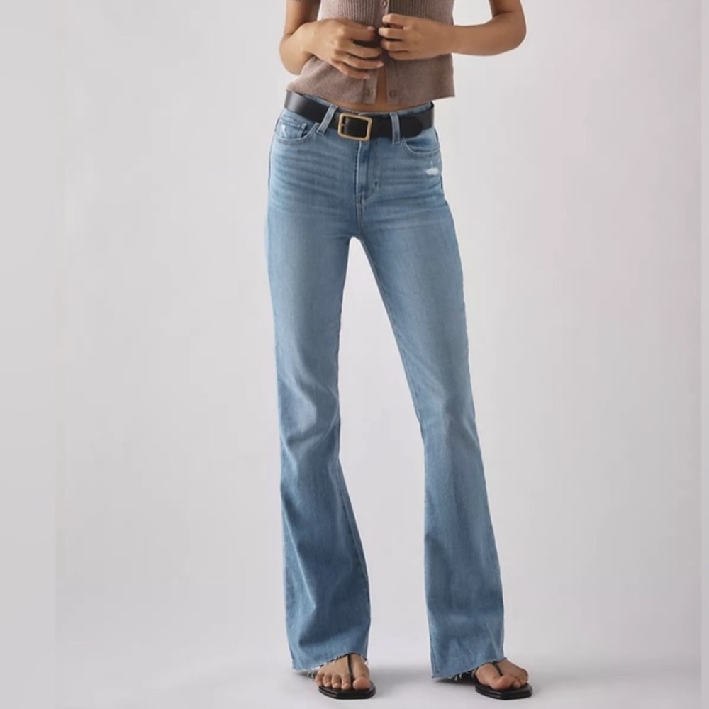 PAIGE Laurel Canyon High-Rise Boot Jeans